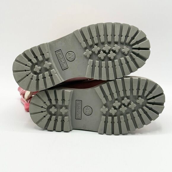 Timberland Sherpa Lined Pink Winter Boots - Toddler US Size 11.5 / EU 29 // 7281 - Picture 13 of 13